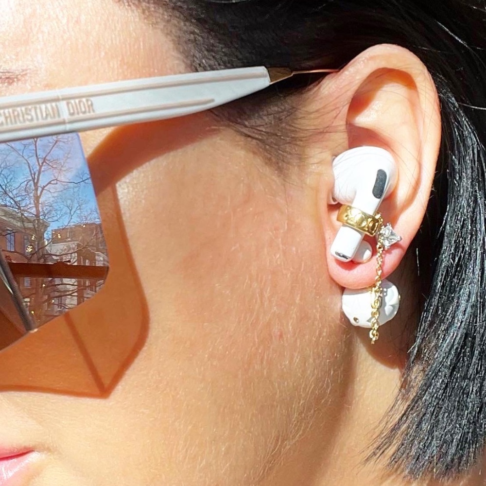 Dior AirPods Tribales Earrings (Like New)